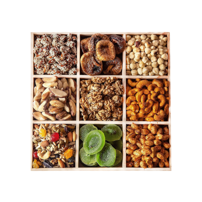 RawFruit Premium 9 Dry Fruit Combo Wooden Gift Box